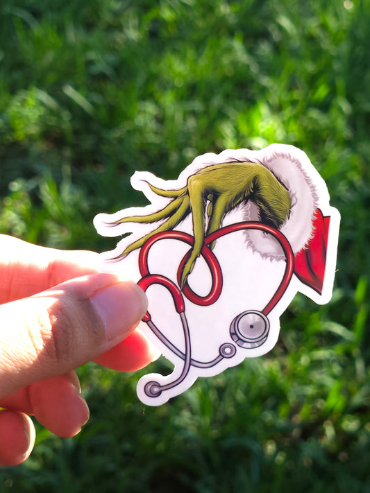 Holiday Nurse Sticker