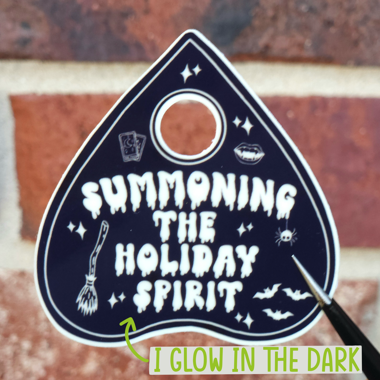 Summoning the Holiday Spirit Sticker
