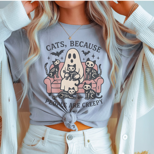 Halloween Ghost Design Tee
