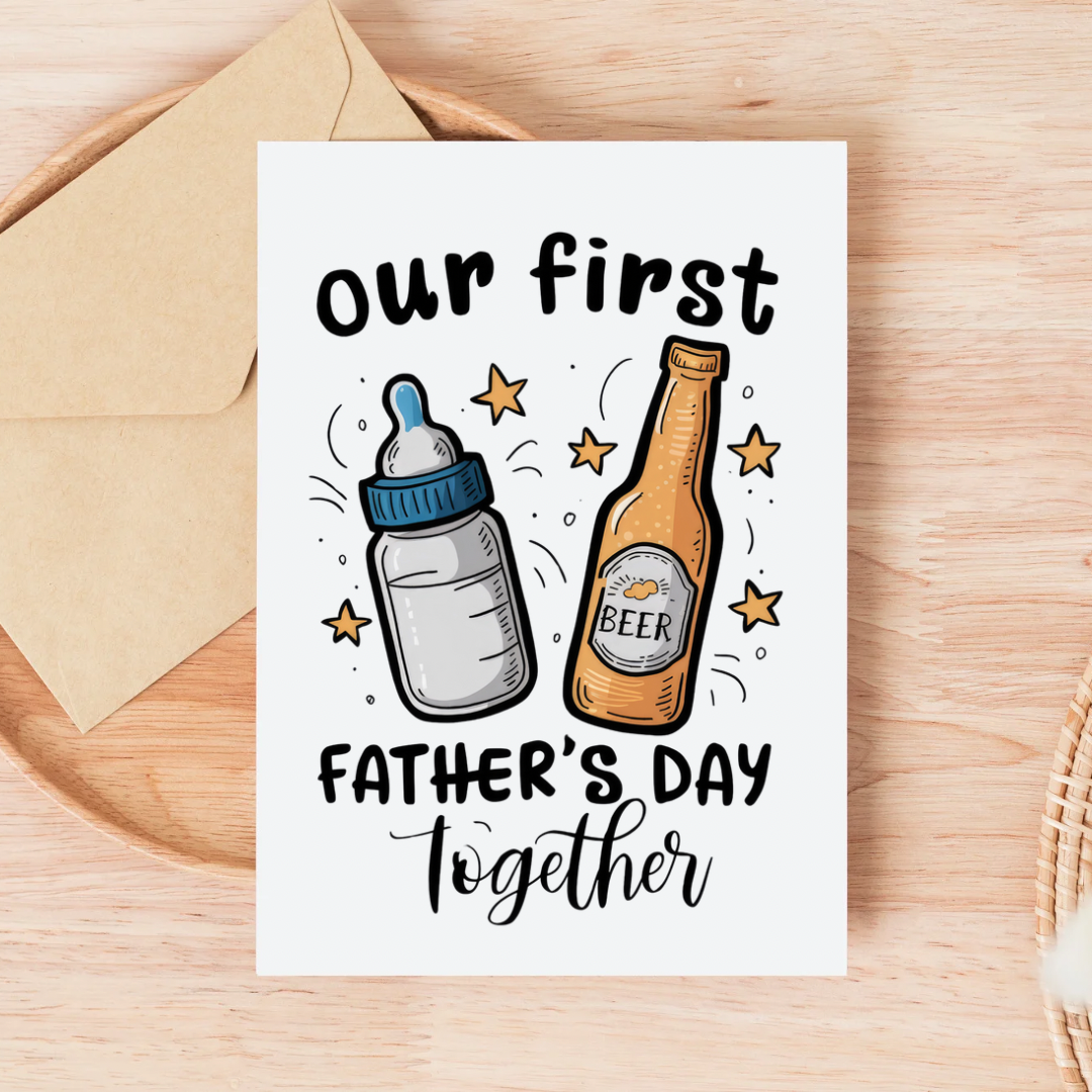 Our First Fathers Day Greeting Card