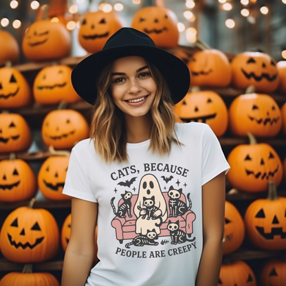 Halloween Ghost Design Tee