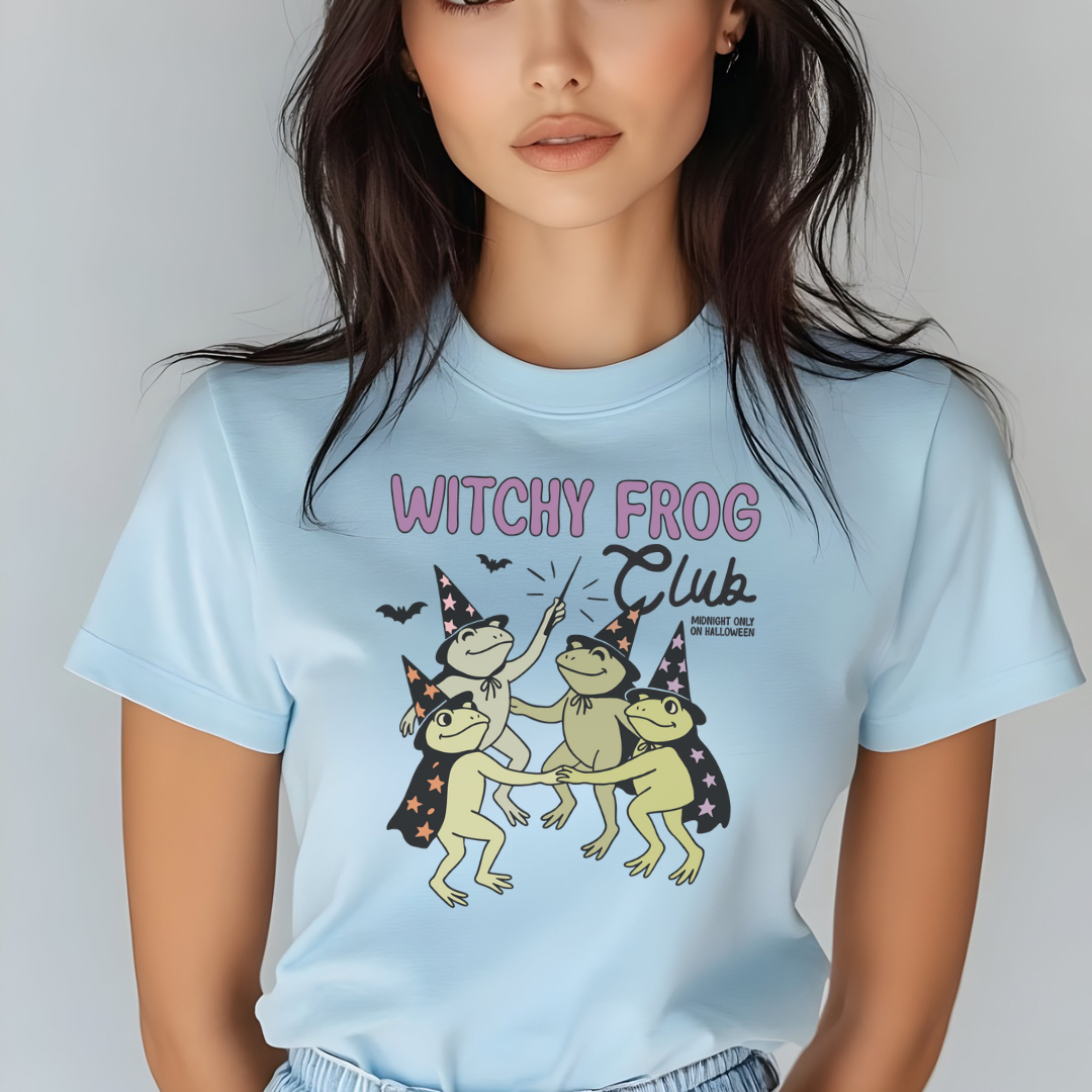 Cute Witchy Frog Shirt