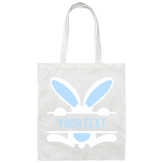 Personalized Tote Bag-Blue