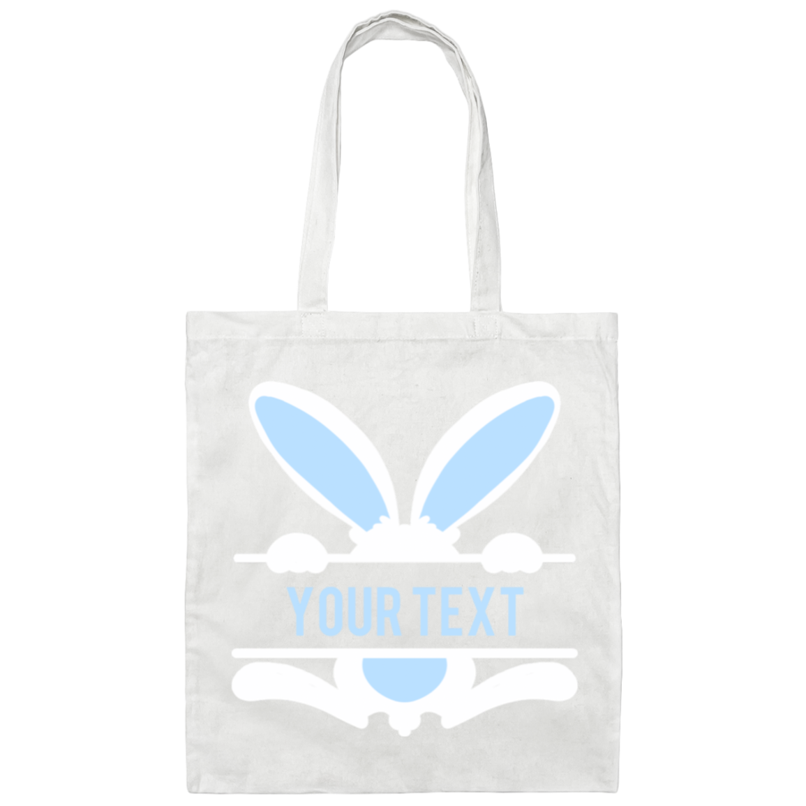 Personalized Tote Bag-Blue