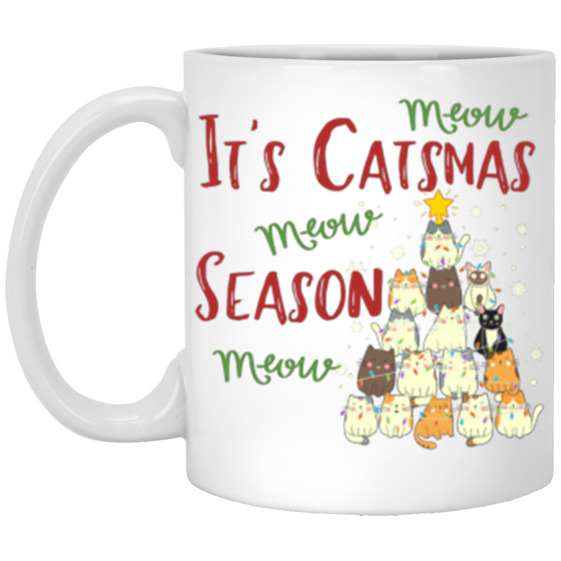 Catsmas Season Mug (Double Side)