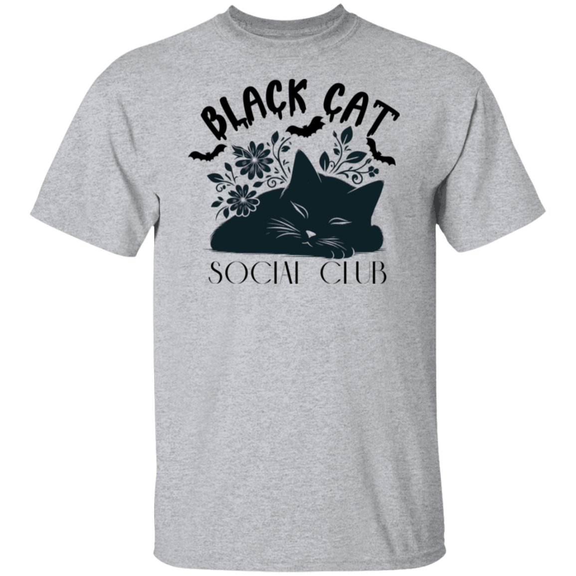 Black Cat Social Club  T-Shirt