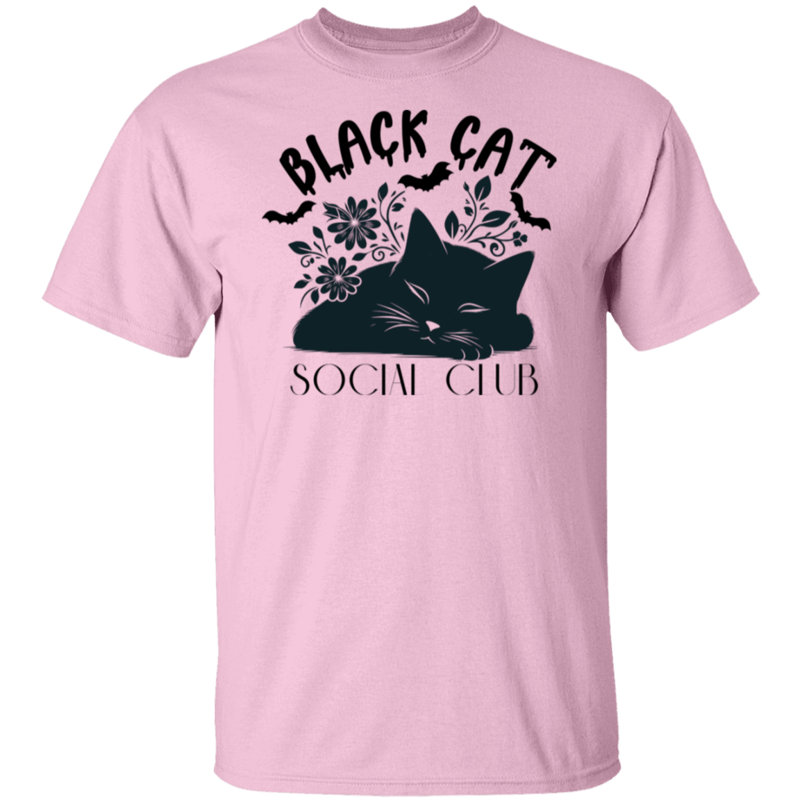 Black Cat Social Club  T-Shirt