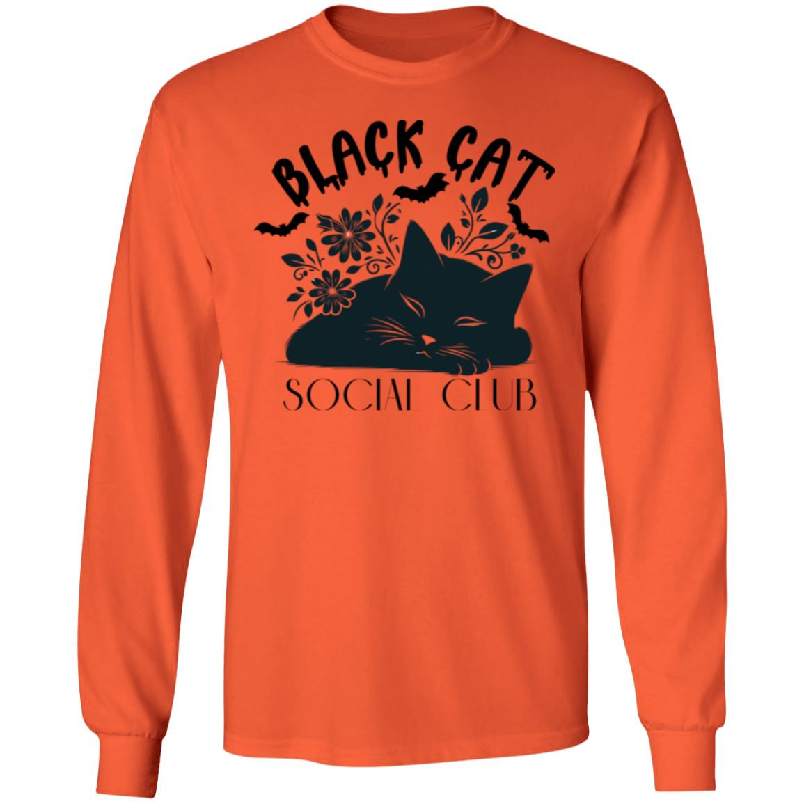 Black Cat Social Club LS Shirt