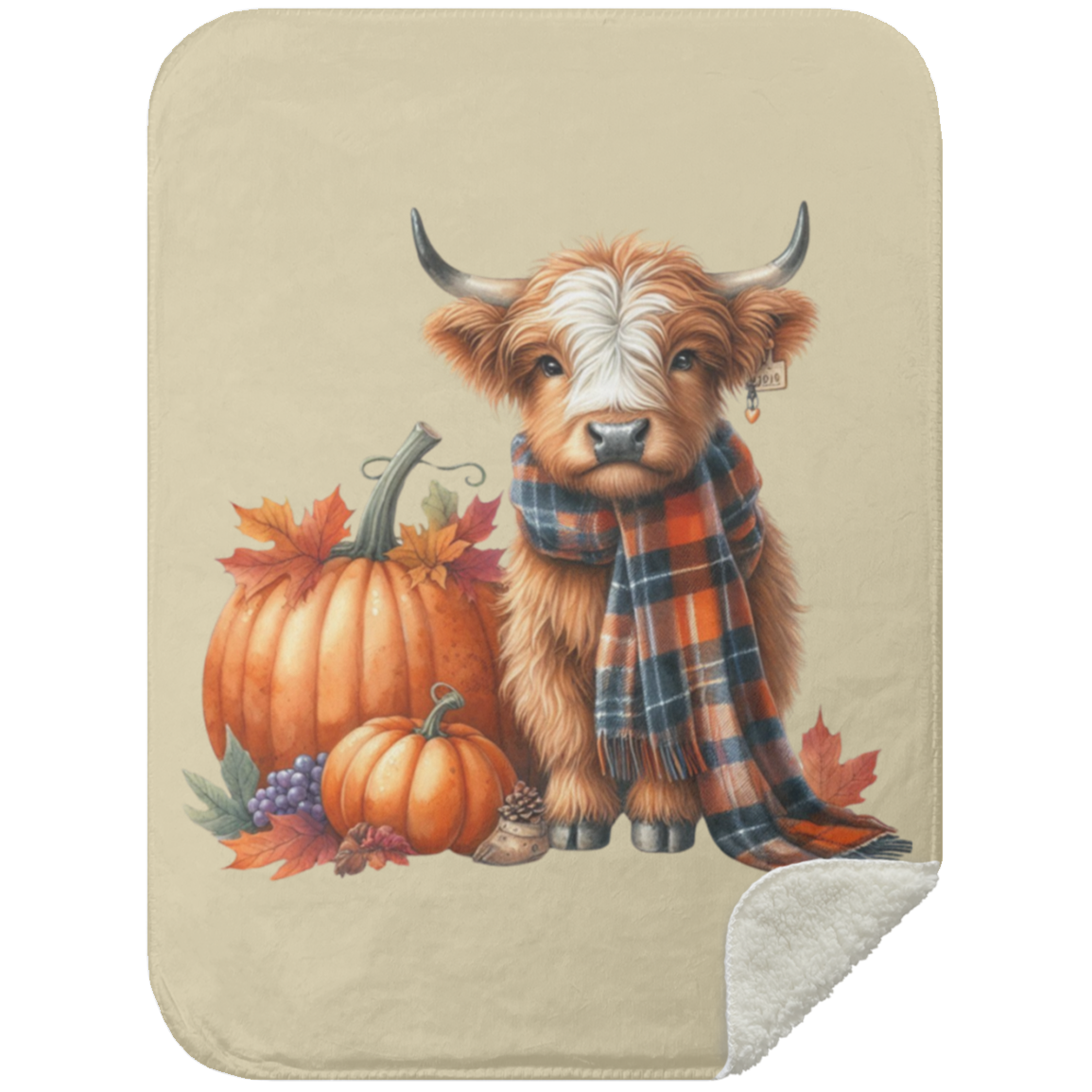 Autumn Highlander Sherpa Blanket