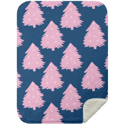 Pretty in Pink Sherpa Blanket