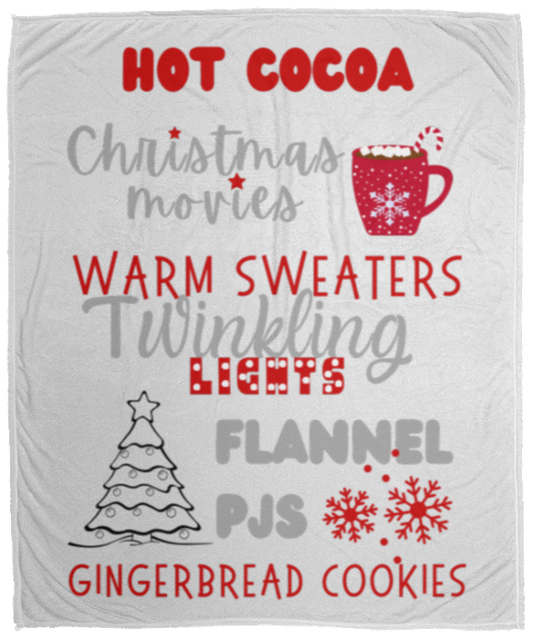 Christmas Bliss Cozy Fleece Blanket