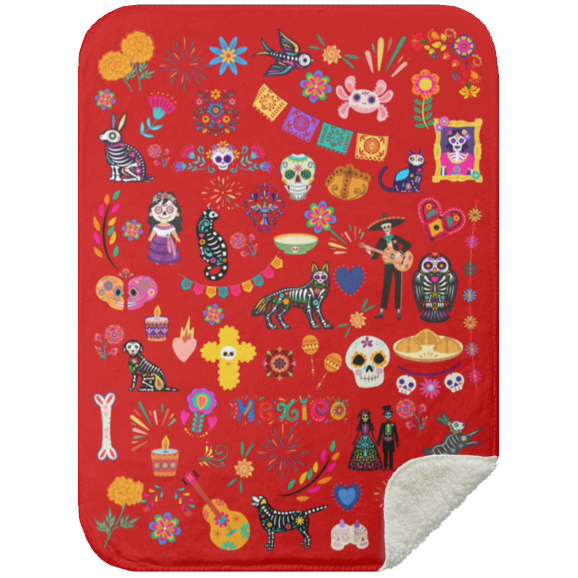 Eternal Fiesta Sherpa Blanket