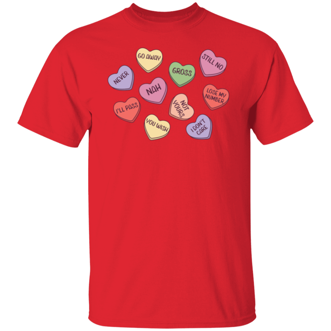 Candy Heart Conversations T-Shirt