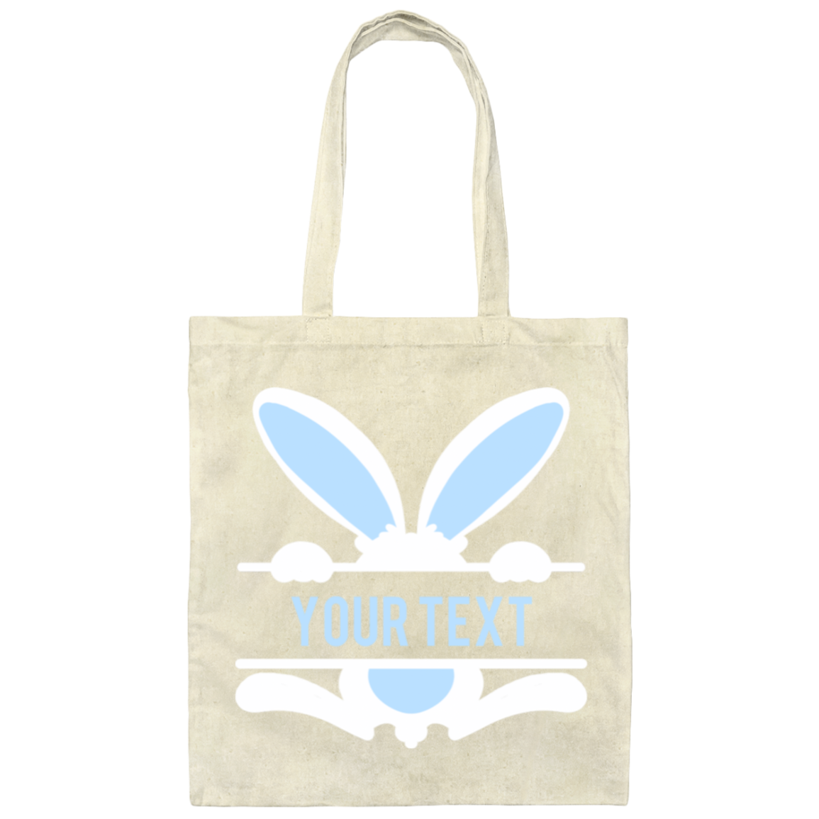 Personalized Tote Bag-Blue