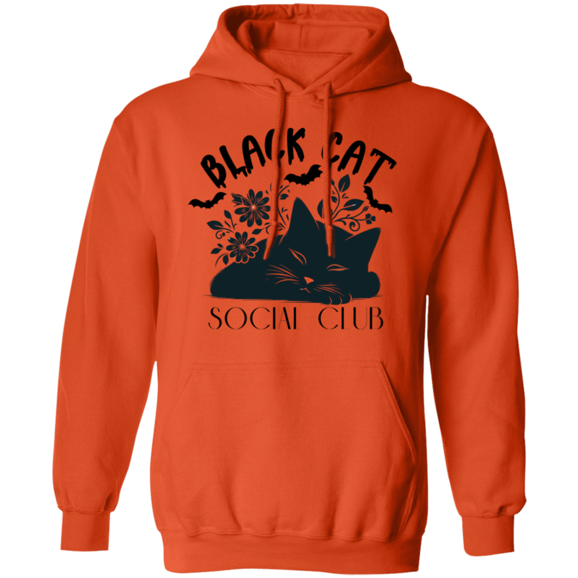 Black Cat Social Club Pullover Hoodie