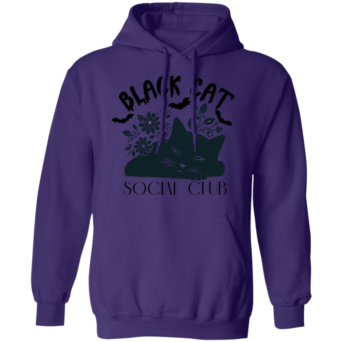 Black Cat Social Club Pullover Hoodie