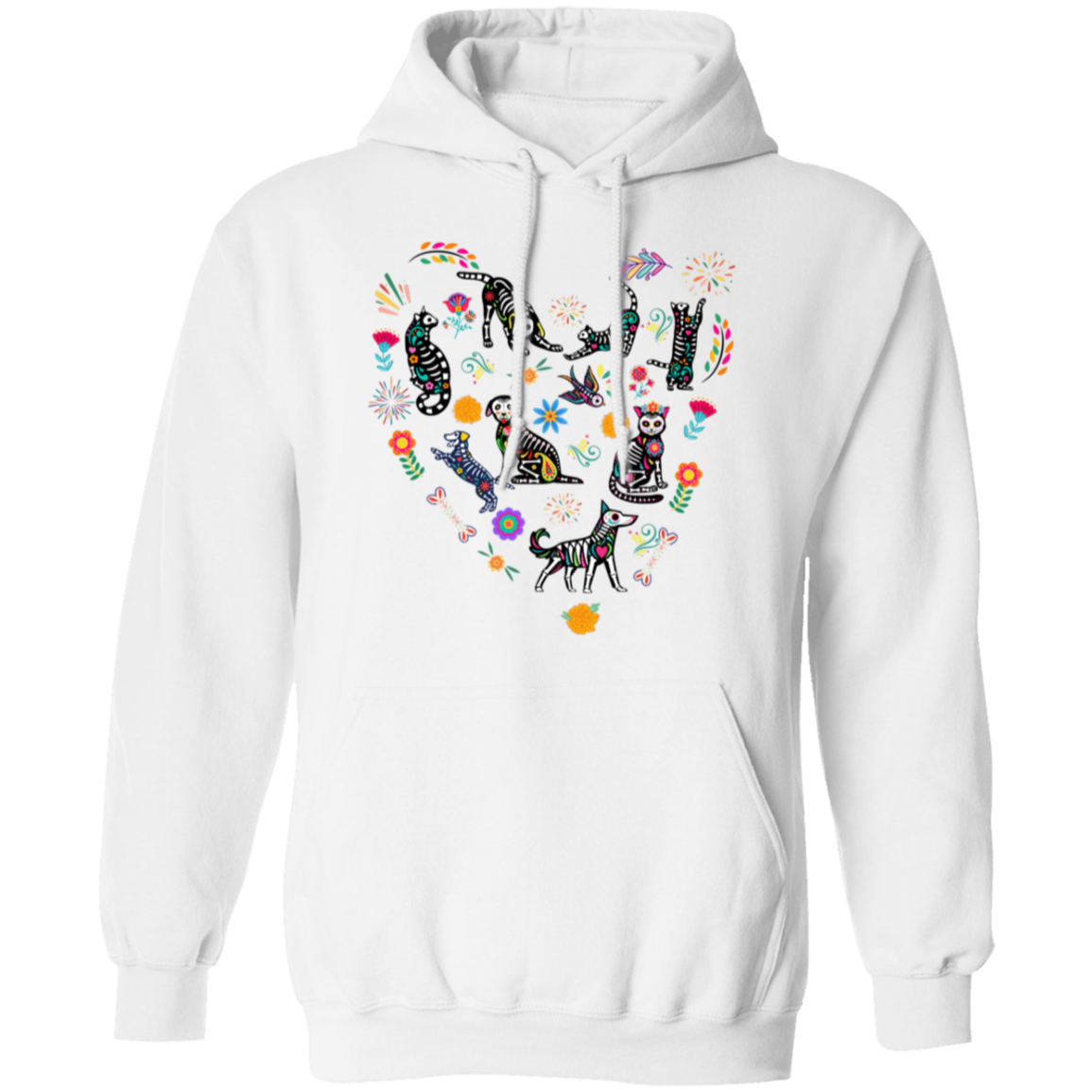 Colorful Alebrijes Pullover Hoodie