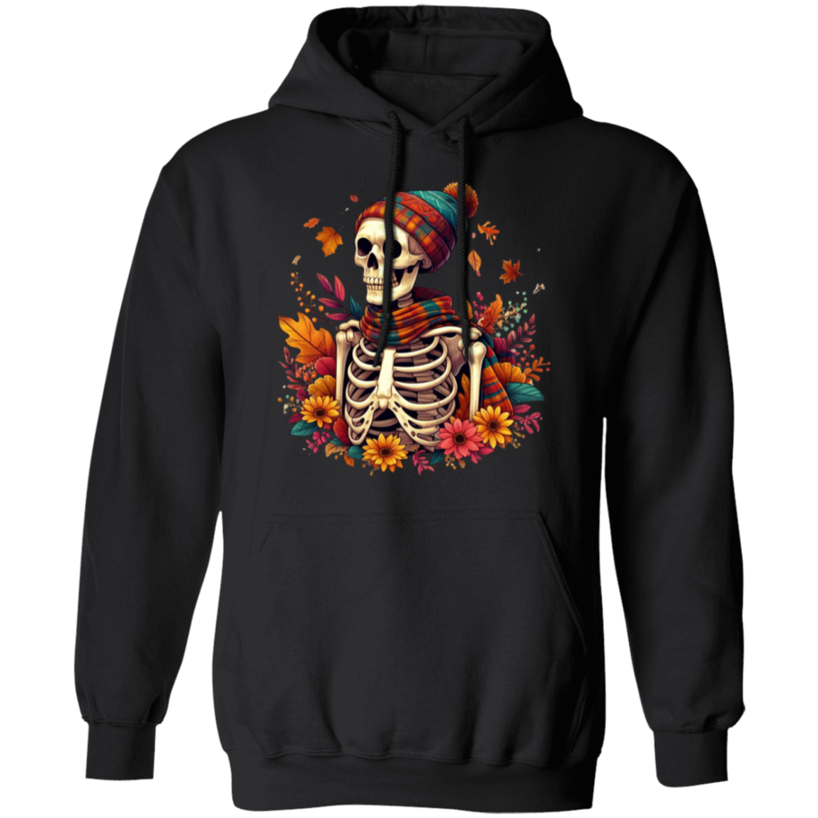 Autumn Breeze Bones Pullover Hoodie