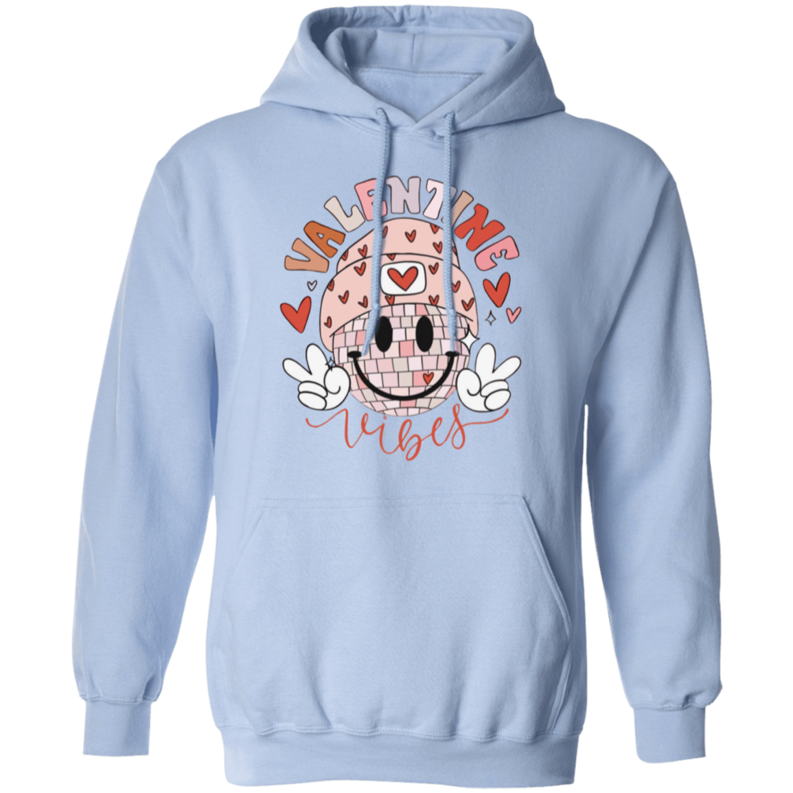 Valentine Vibes Pullover Hoodie