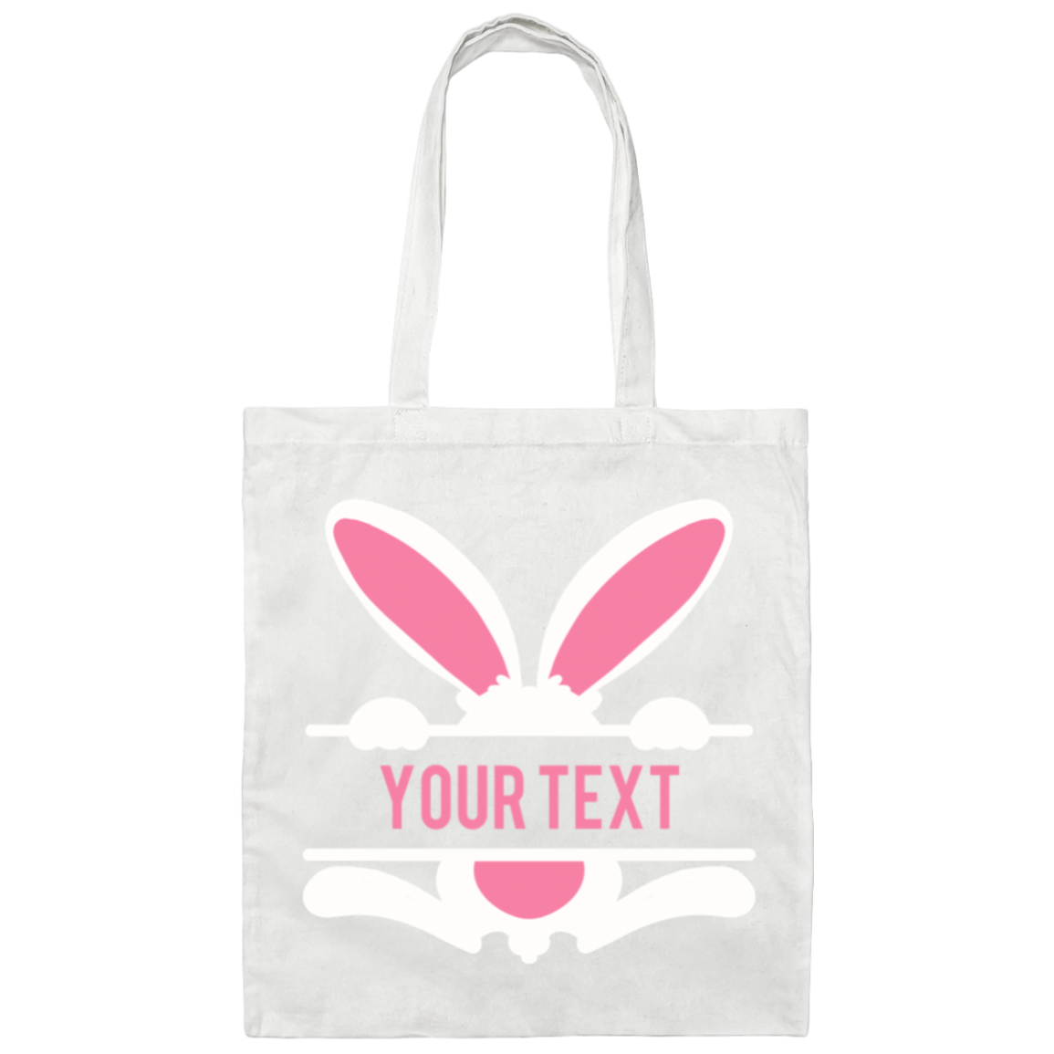 Personalized Tote Bag-Pink