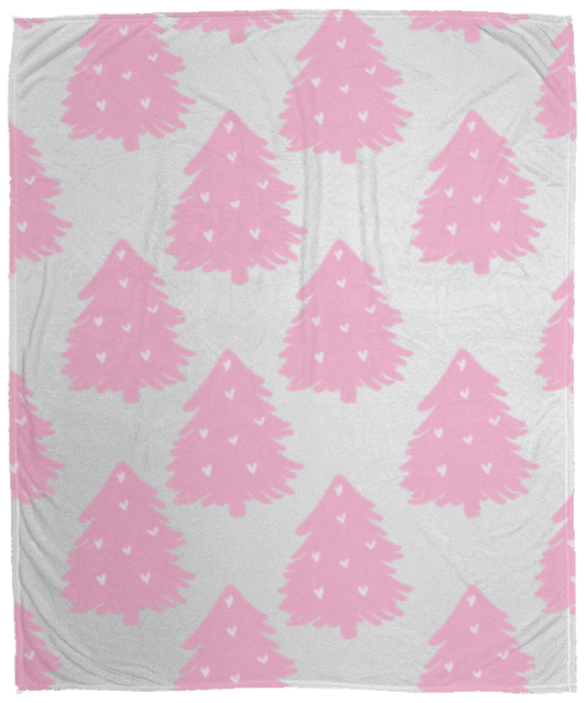 Pretty in Pink Cozy Fleece Blanket