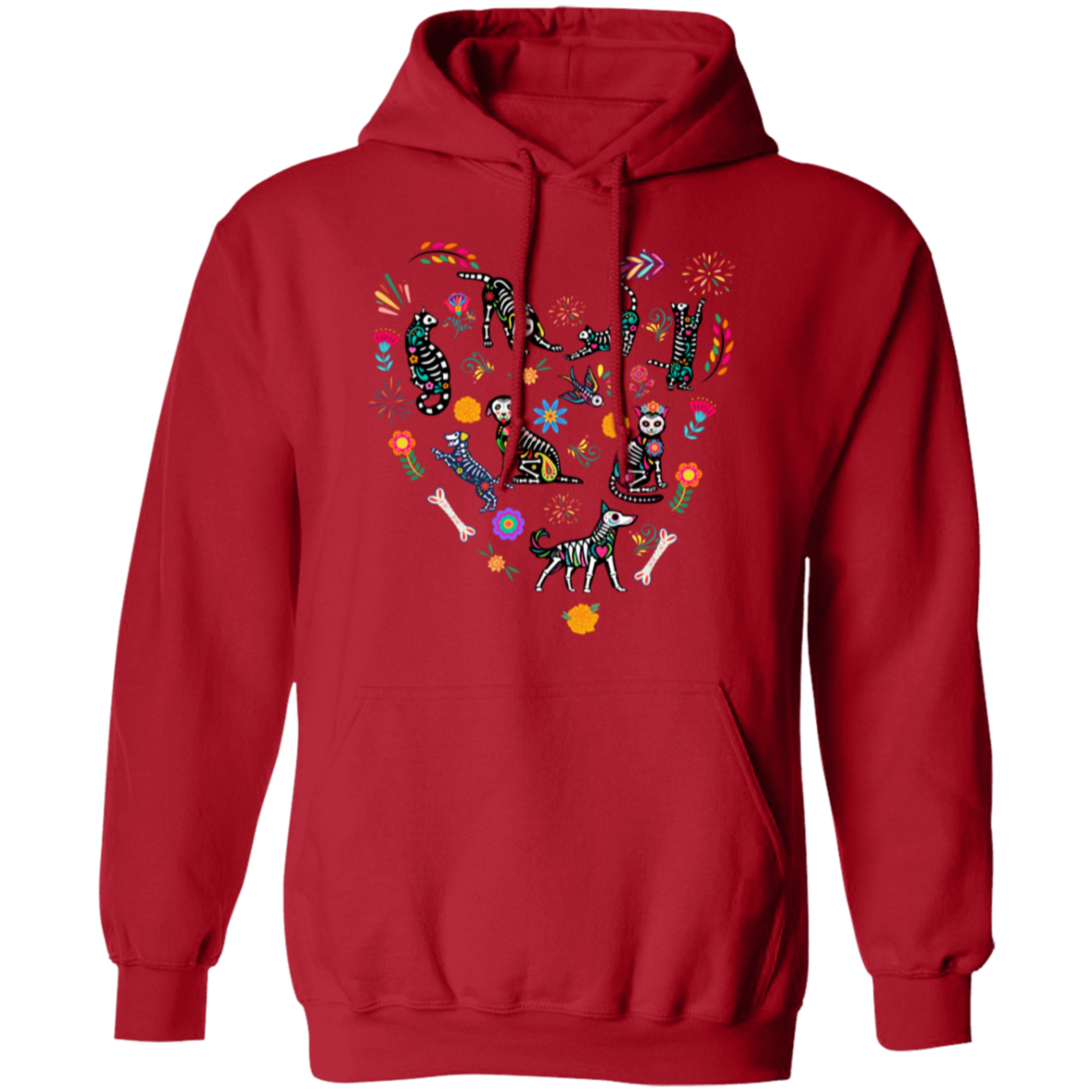 Colorful Alebrijes Pullover Hoodie