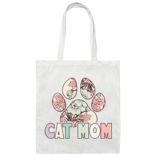 Cat Mom Tote Bag