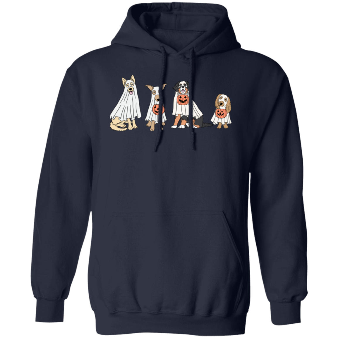 Ghostly Paws Pullover Hoodie