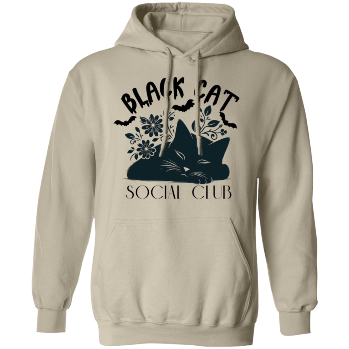 Black Cat Social Club Pullover Hoodie