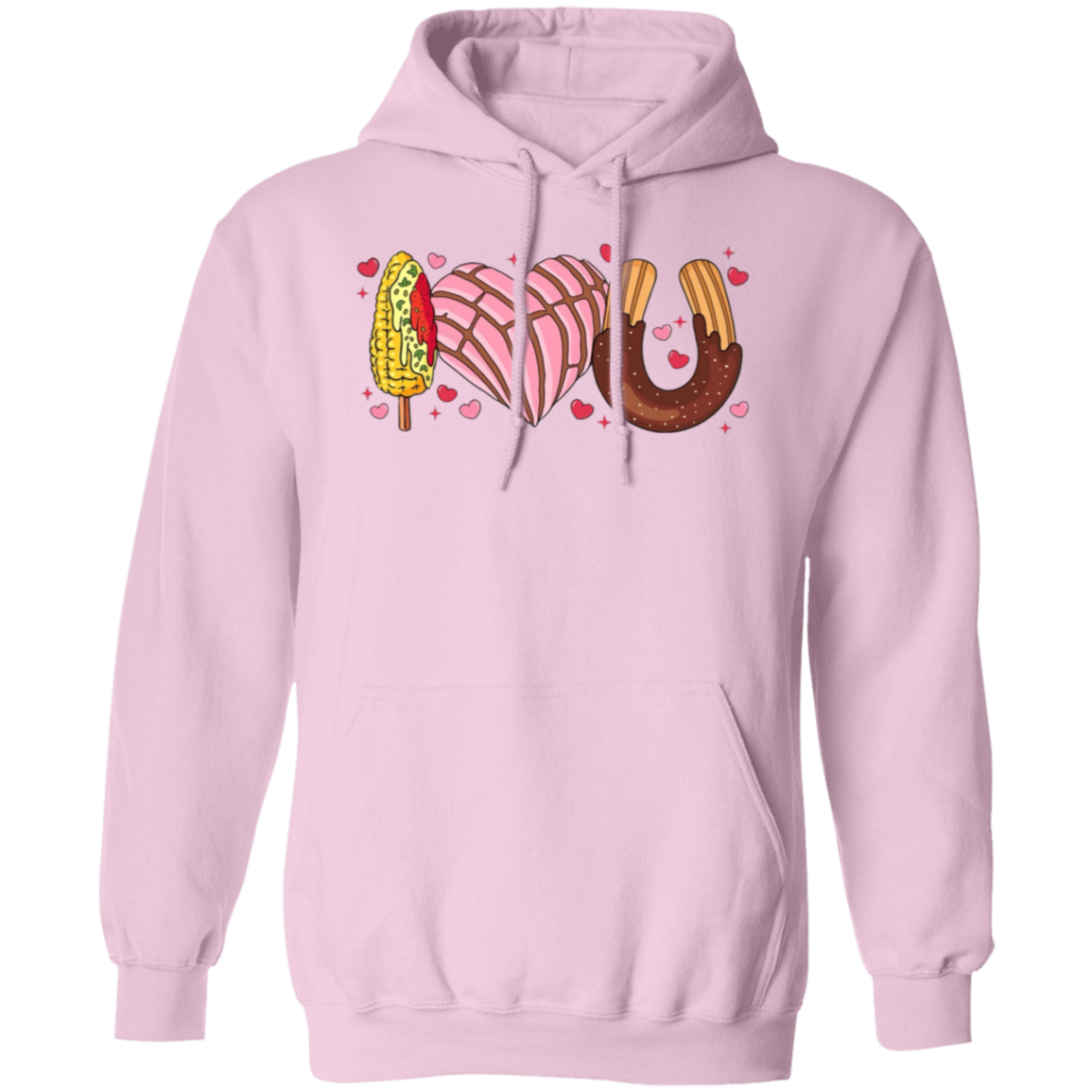 Love You Snack Pack Hoodie