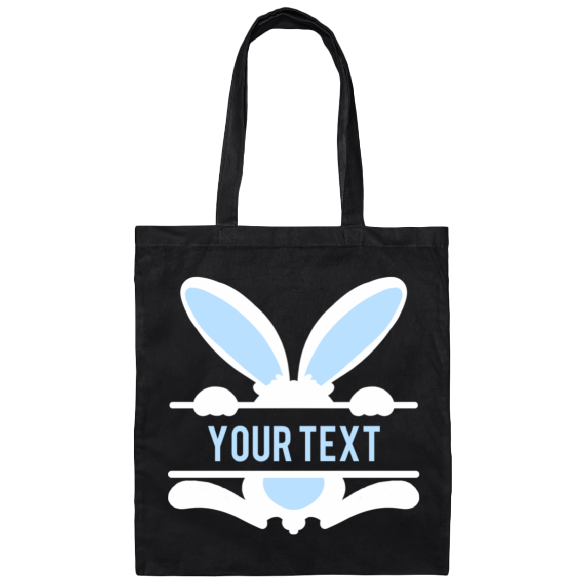 Personalized Tote Bag-Blue