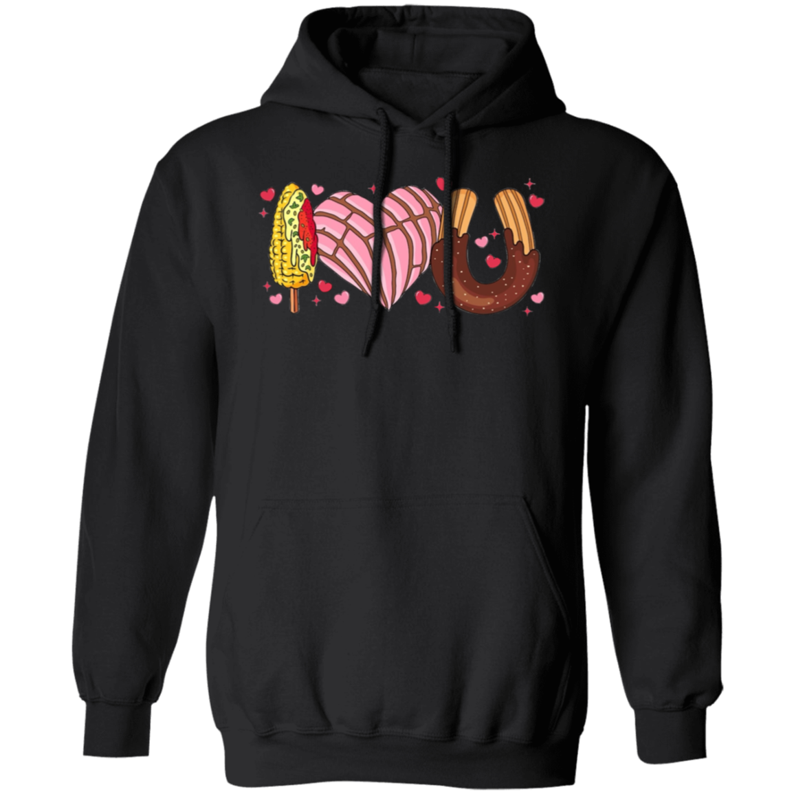 Love You Snack Pack Hoodie