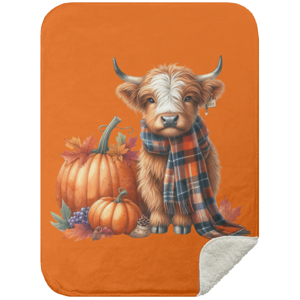 Autumn Highlander Sherpa Blanket