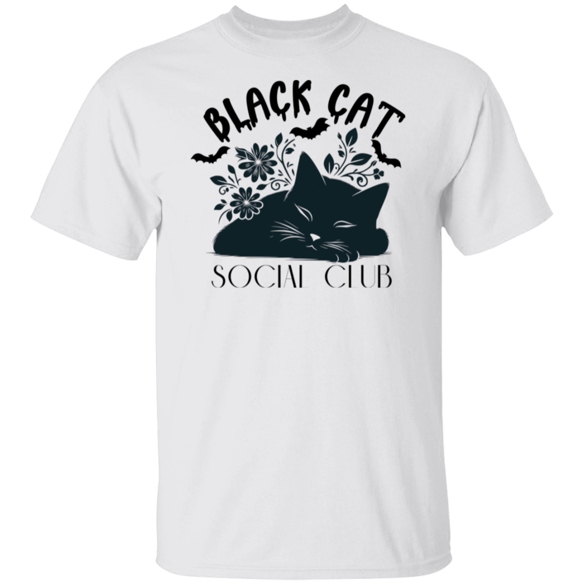 Black Cat Social Club  T-Shirt