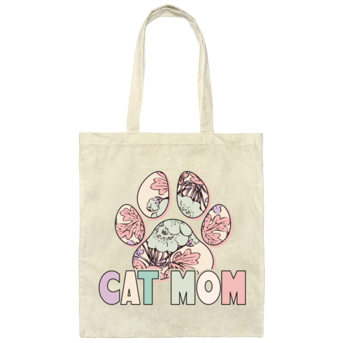 Cat Mom Tote Bag