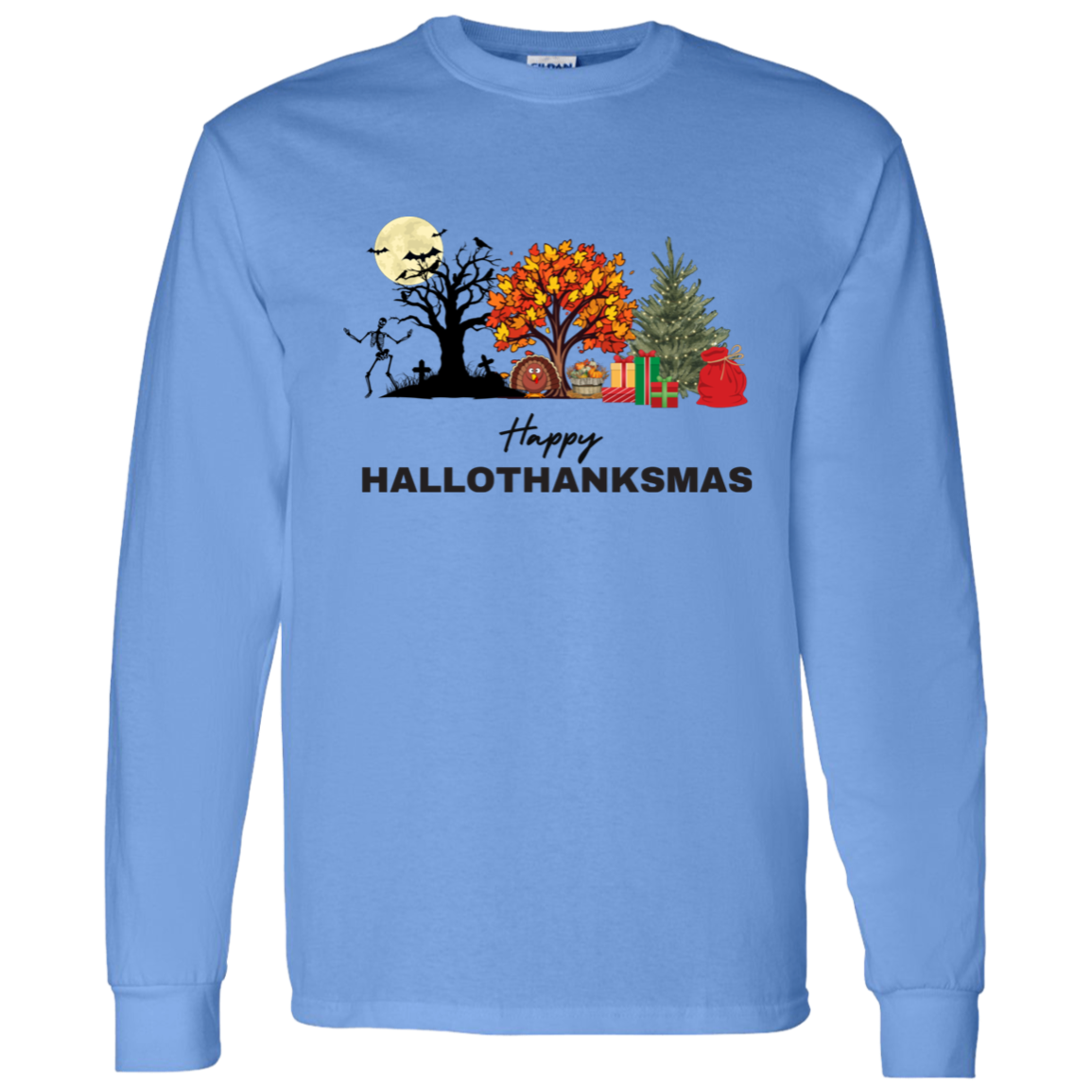 Happy Hallothanksmas LS T-Shirt