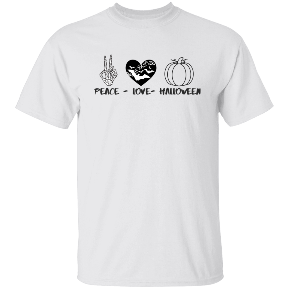 Peace, Love, Halloween T-Shirt