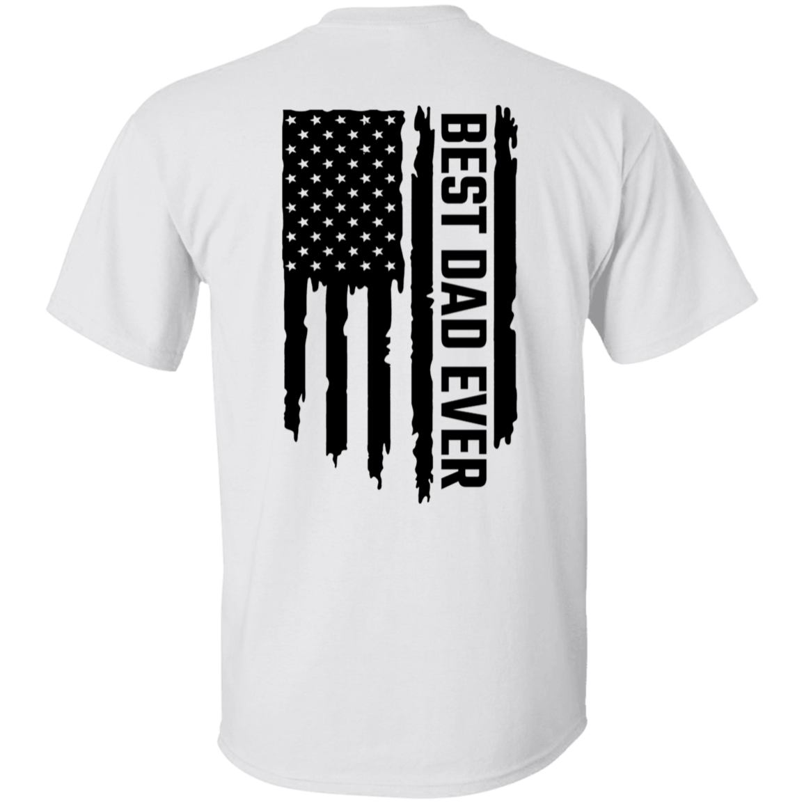 Best Dad Ever American Flag T-Shirt