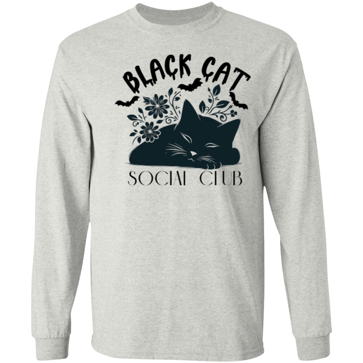 Black Cat Social Club LS Shirt