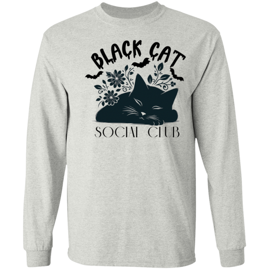 Black Cat Social Club LS Shirt