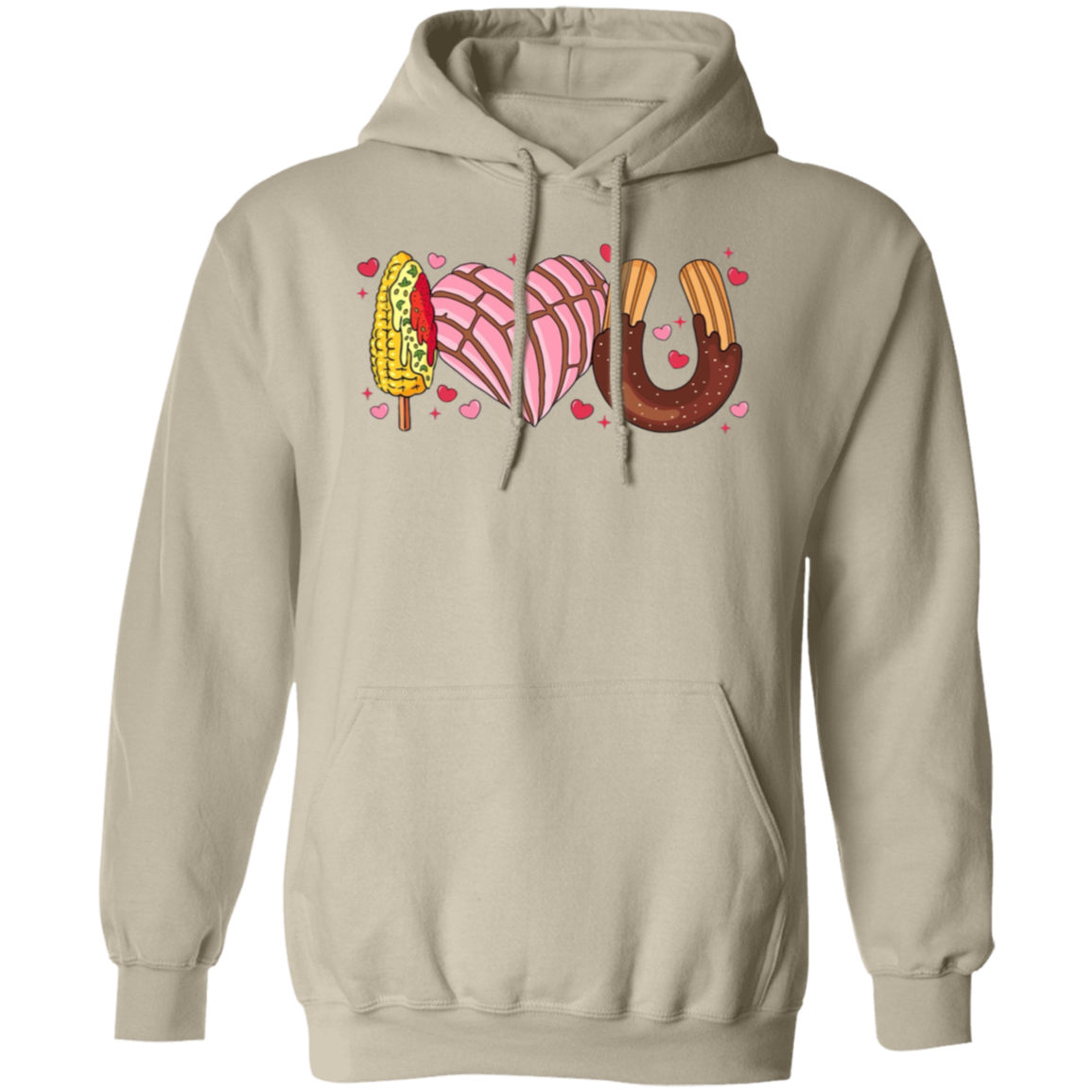 Love You Snack Pack Hoodie