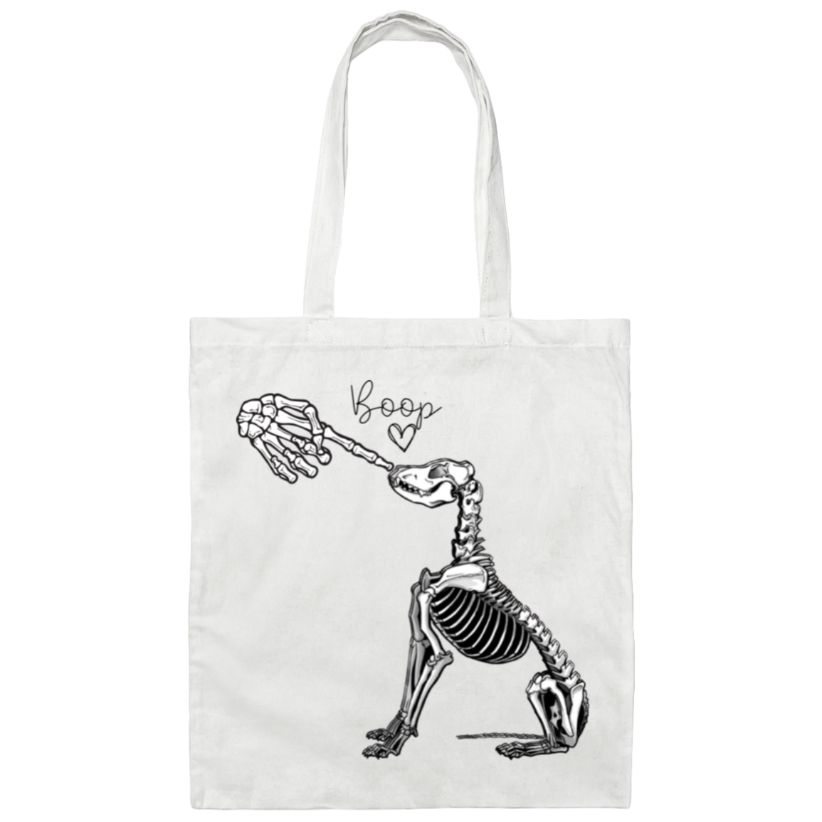 Skeleton Doggy Tote Bag
