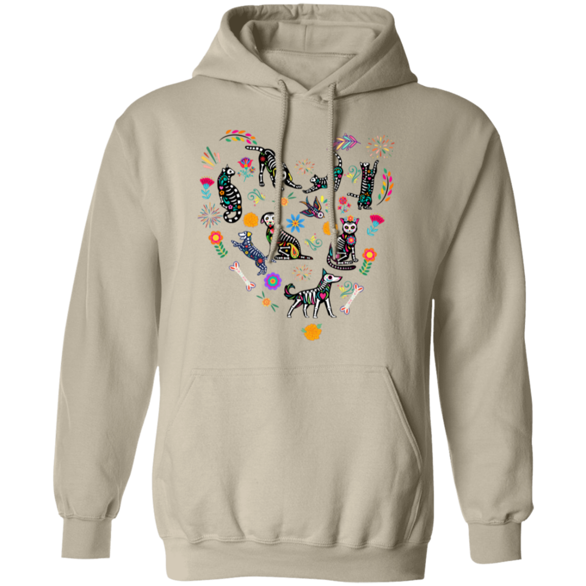 Colorful Alebrijes Pullover Hoodie