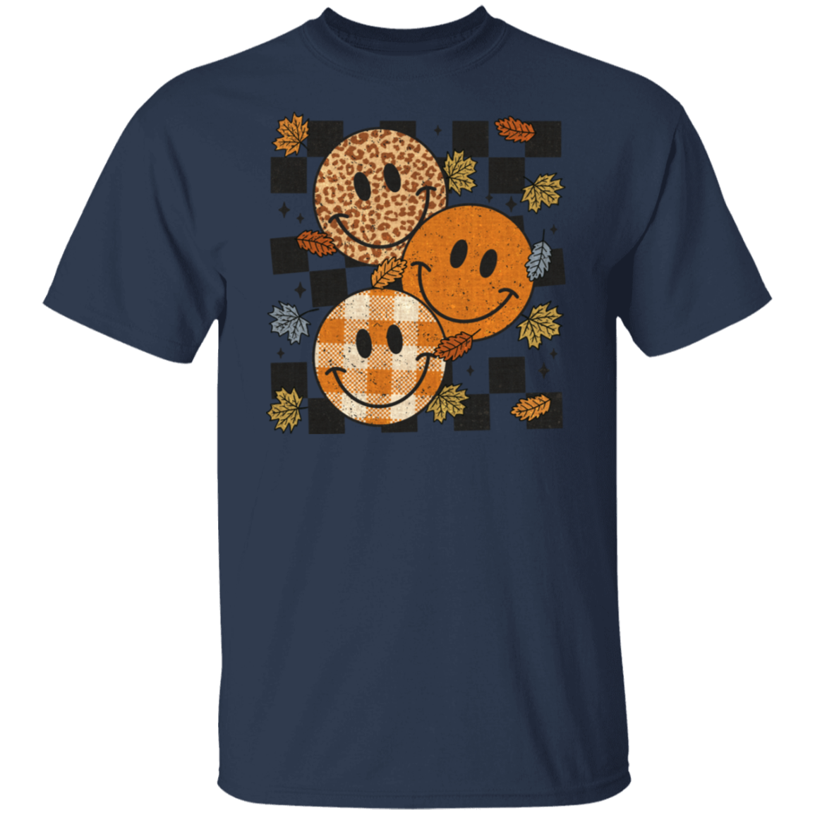 Falling Leaves, Happy Vibes T-Shirt