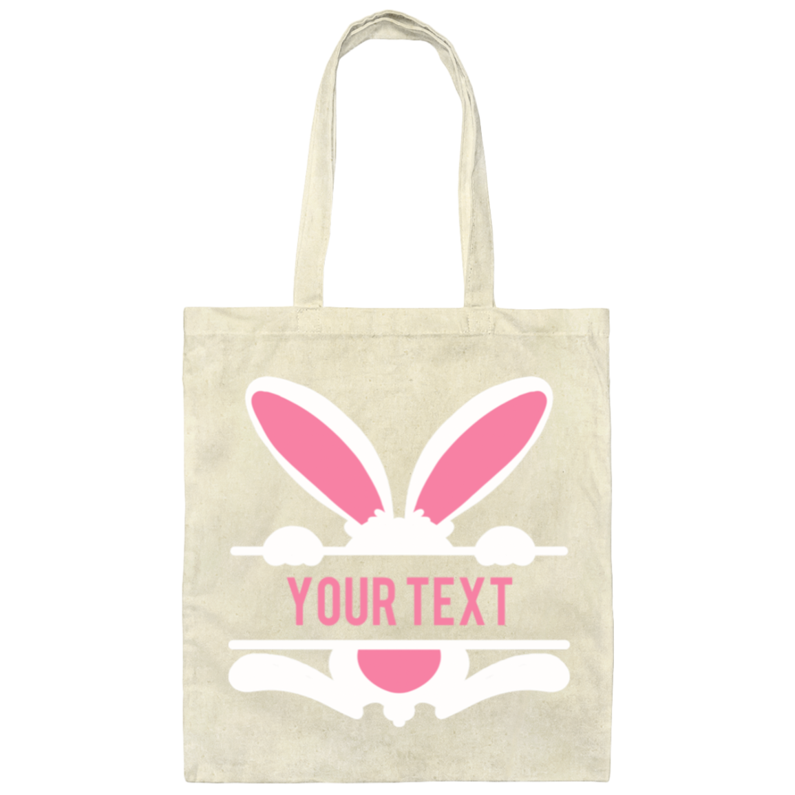 Personalized Tote Bag-Pink