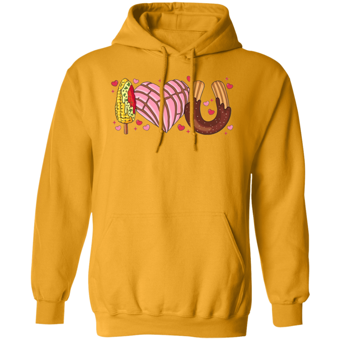 Love You Snack Pack Hoodie