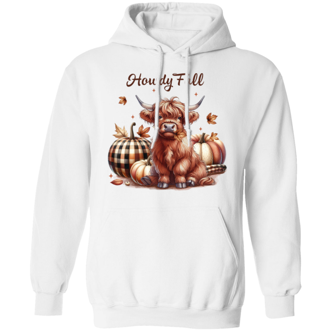 Rustic Cow Pullover Hoodie