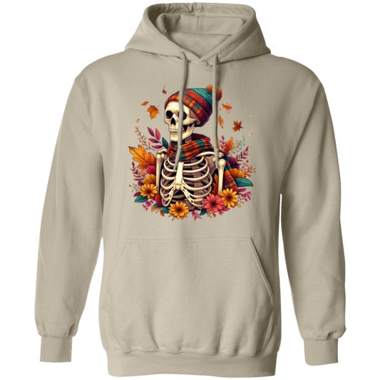 Autumn Breeze Bones Pullover Hoodie