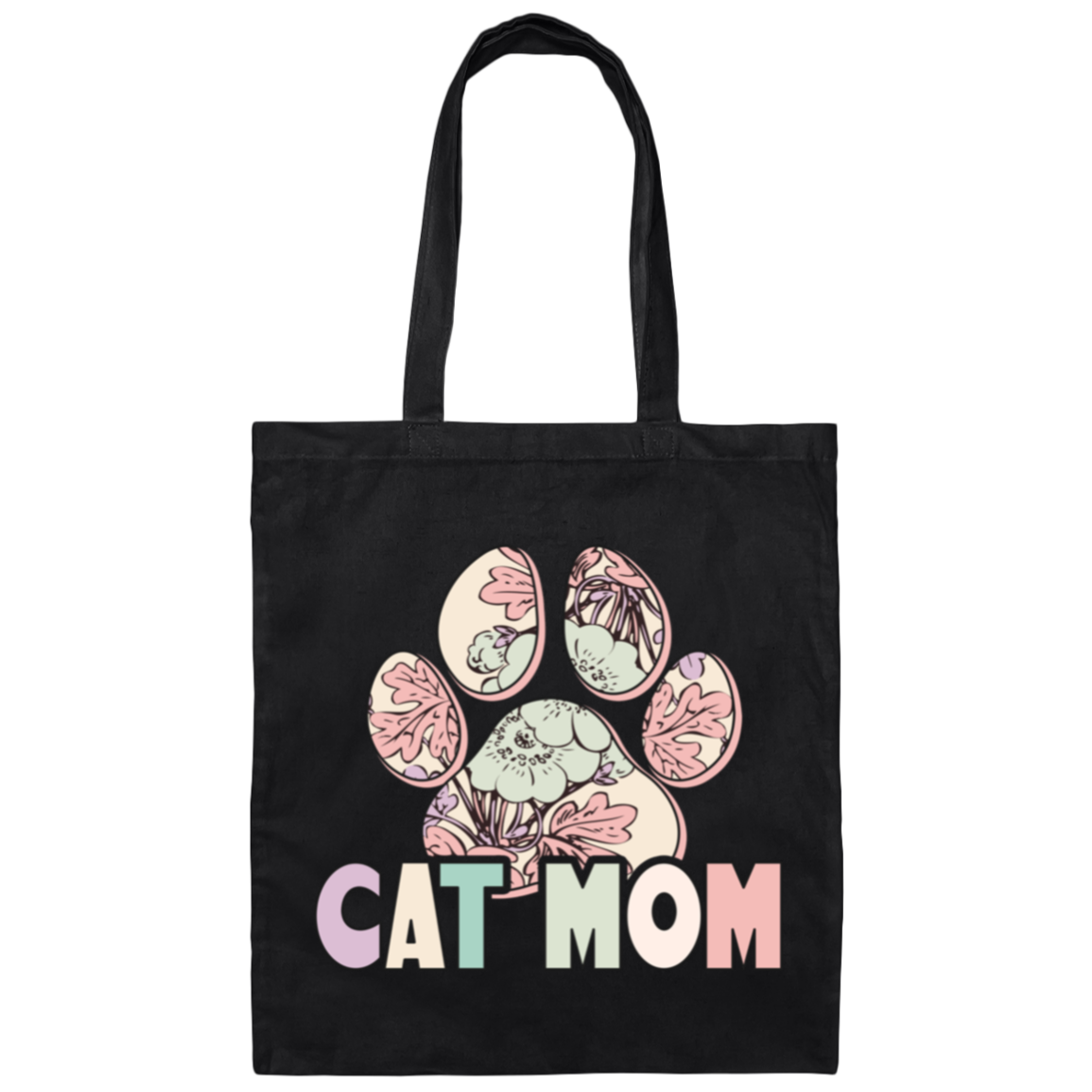 Cat Mom Tote Bag