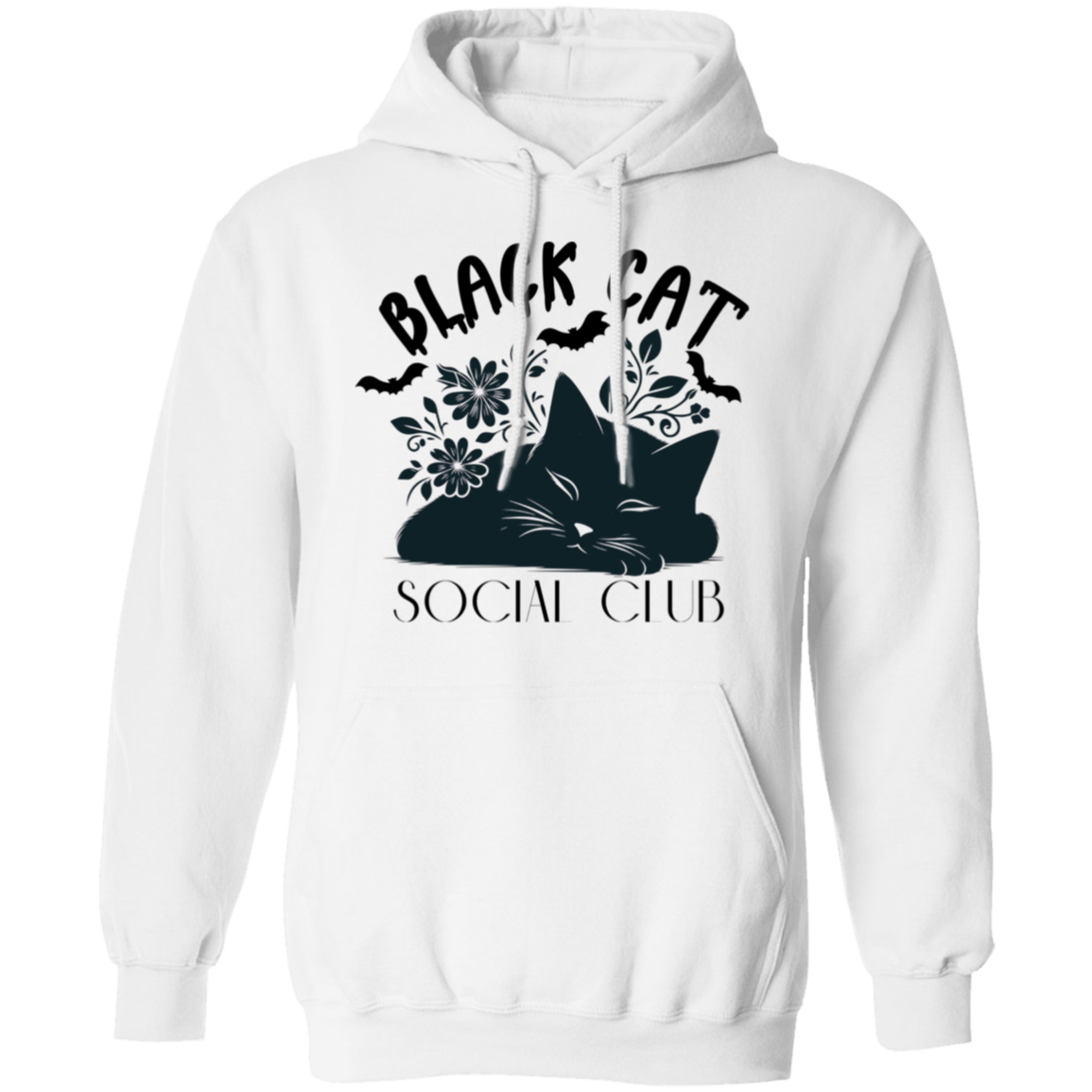 Black Cat Social Club Pullover Hoodie